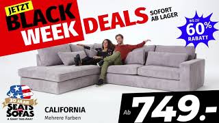 Jetzt Black Week Deals  Bis zu 60 Rabatt  Seats and Sofas [upl. by Hurty]