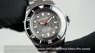 OceanX Sharkmaster 1000 Titanium SMTi1011 Limited Edition Preowned [upl. by Mcnamara716]