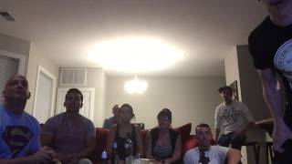 UFC 189 McGregor vs Mendes Reaction [upl. by Nikaniki2]