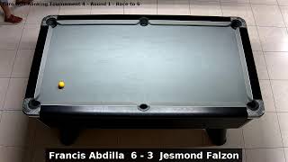 Francis Abdilla vs Jesmond Falzon  Euro O50 Ranking Tournament 4  Round 1 [upl. by Radbourne]