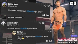 Mouth breathers out in force WrestlerGrappler Career Mode  UFC 5 [upl. by Pax]