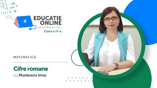 Matematică clasa a IVa Cifre romane [upl. by Esiole]