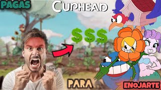 PAGÁS POR ESTE JUEGO SOLO PARA ESTRESARTE 🥶 cuphead [upl. by Annaear]