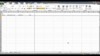 Create a Bookkeeping Spreadsheet using Microsoft Excel  Part 1 [upl. by Hannahsohs]