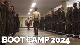 United States Marine Corps Recruit Training  Pick Up March 2024 [upl. by Herbert530]