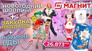 НОВОГОДНИЙ Шоппинг в МАГНИТ💫 Большая Закупка ПРОДУКТОВ и Новинок Еды Скупили ВСЕ на ЧЕРНОЙ ПЯТНИЦЕ [upl. by Naryb]