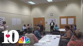 Neighbors gather at Knoxville library to speak on homelessness and share policy ideas [upl. by Seale]