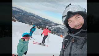 Szczyrk skiing ski Poland skiing with kids family ski [upl. by Thgiwd259]