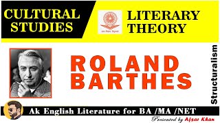 Roland Barthes  Roland Barthes All Concepts  Roland Barthes In English Literature [upl. by Ettenotna777]