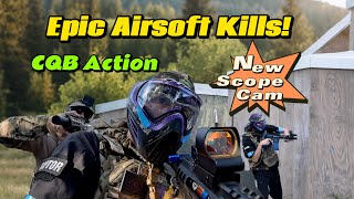 Epic Airsoft Kills CQB Action WScope Cam Black Ops Airsoft Bristol WI [upl. by Crin592]