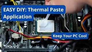 DIY CPU Thermal Paste Application Reduce Heat amp Enhance Performance [upl. by Nnaael554]