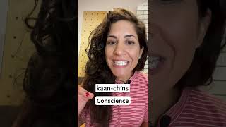 How to pronounce Conscious Conscience Conscientious [upl. by Lindell]