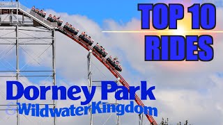 Dorney Park Top 10 Roller Coasters and Rides [upl. by Ahsienod]