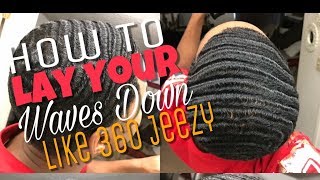 360 Waves Hair Tutorials How To Lay Your Waves Down Like 360 Jeezy 2017 HD [upl. by Claudette]