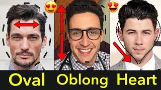 The Best Mens Hairstyles Guide for Long NonChiseled Round Faces  Oval Oblong Heart Face Shape [upl. by Mariana]