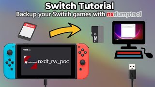 Backup Switch games with nxdumptool  Switch TUTORIAL [upl. by Alletsyrc]