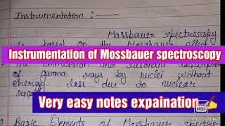 Instrumentation ll Mossbauer spectroscopy PART2 ll Msc syllabus [upl. by Rafael854]