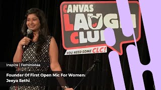 Founder Of First Open Mic For Women Jeeya Sethi  Inspire  Feministaa [upl. by Cryan]