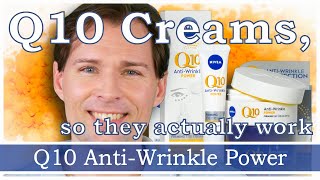 Q10 Creams do they work  Coenzyme Q10  Ubiquinone  Creatine  Nivea AntiWrinkle Power [upl. by Briana]