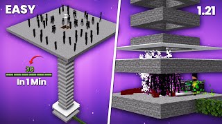 Easy One Hit Kill Enderman XP Farm 121 [upl. by Delastre]