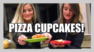 How To Make Pizza Cupcakes  iJustine Cooking  iJustine [upl. by Edmea584]