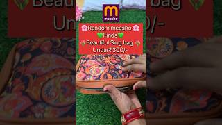 Random meesho finds 💞 beautiful Sing bag under ₹300meesho meeshohoul shortsfeed viralshort [upl. by Niggem]