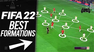 FIFA 22  BEST FORMATIONS amp TACTICS [upl. by Notyalk]