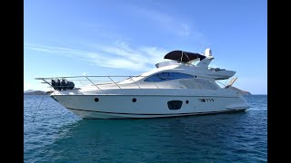 AZIMUT 55 Motor Yacht For Sale from the FIRST OWNER  KEEN SELLER detailed Yacht Tour Walkthrough [upl. by Yrtnahc]