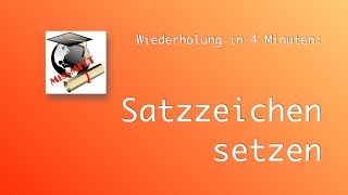 Satzzeichen setzen  MissMFLT [upl. by Zizaludba]