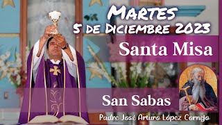 âœ… MISA DE HOY martes 5 de Diciembre 2023  Padre Arturo Cornejo [upl. by Sindee]