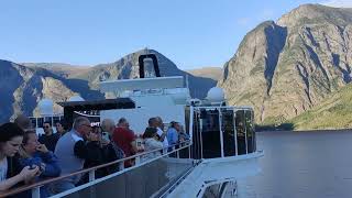 MSC Virtuosa 7 days Norwegian fjords day 4 Aurlandsfjord [upl. by Odey79]