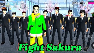 Sakura school simulator Yakuza boss fight  gameplay  Sakura videos  tiger gamerz [upl. by Solram661]