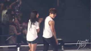 FANCAM 12081819 Suzy amp Junho Highlights moment  JYP Nation Concert in Japan [upl. by Origra431]