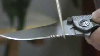 Sharpening a Serrated Knife [upl. by Uahc]