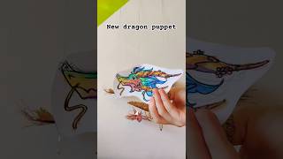 Say hello to Sóley dragonpuppets newpaperdragon paperdragon paperart art dragonpuppeteer [upl. by Virgil]