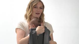 How Do I Face Baby In with the Embrace Carrier taller than 23 in Ergobaby [upl. by Ellicott465]