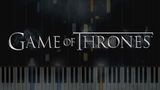 Game of Thrones Theme  Piano CoverTutorial  Synthesia [upl. by Brom]