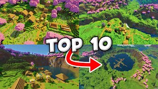 Top 10 VILLAGE SEEDS For Minecraft 120 [upl. by Nitaj590]