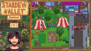 Modded Stardew Valley  5 The Zuzu City Block Party [upl. by Sibella]