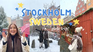 stockholm sweden vlog  christmas markets gamla stan and fika [upl. by Kinch]