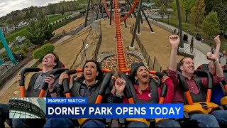 Dorney Park opens for 2024 season along with new Iron Menace rollercoaster [upl. by Elagiba]