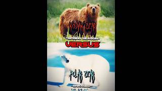 Kodiak Bear vs Polar bear shorts grizzlybear polarbear 1v1 [upl. by Onileba]