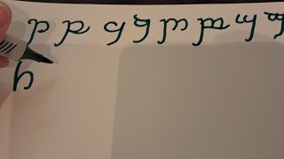 ASMR writing Tolkiens elvish letters and numbers  no talking  writing sounds [upl. by Kelton]