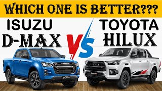 Toyota HILUX vs Isuzu Dmax The Ultimate Comparison Reveals MindBlowing Differences [upl. by Eah]