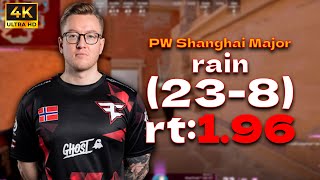 rain 238 rt198 vs FNATIC l PW Shanghai Major 2024 Europe RMR A l anubis  cs2 pov [upl. by Timmons]