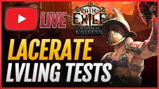 Best LVLING🔴LACERATE Gladiator Build PoE 325 [upl. by Asilenna]