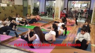 EXERCISES FOR FLAT BELLY amp STOMACH PROBLEMS BY INDU JAIN [upl. by Anaik]