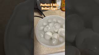 Perfect 5 Minute “Boiled” eggs Instant Pot Pressure Cooker eggs cooking shorts [upl. by Nawram]