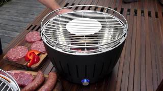 How to use the lotusGrill® BBQ [upl. by Ahtis223]