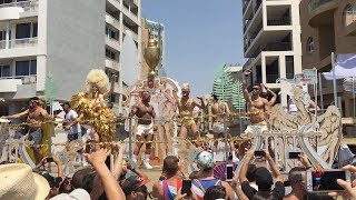 Madness and Chaos at 2018 Tel Aviv Gay Pride in Israel [upl. by Fryd]